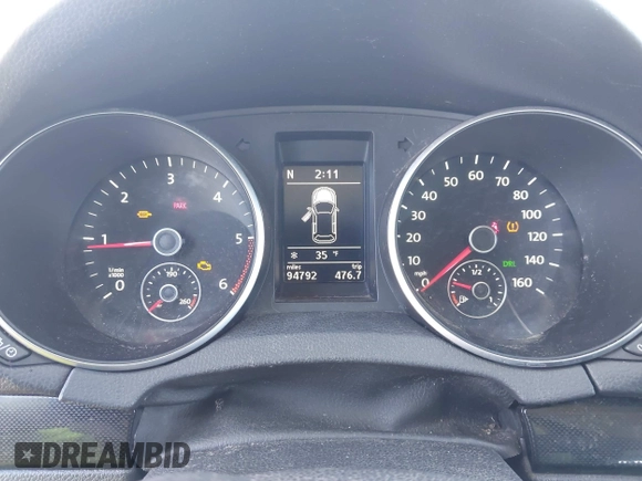 2012 Volkswagen Jetta TDI with VIN 3VWML7AJ3CM601412, listed as a IAAI auction lot 41646238 with 94,792 mi miles and . Bid and sale history available at DreamBid. Image 7.