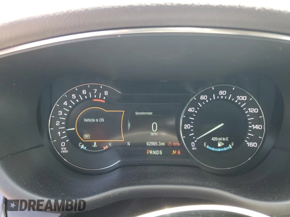 2019 Lincoln MKC Reserve with VIN 5LMCJ3D97KUL38925, listed as a Copart auction lot 62095365 with 62,995 mi miles and Salvage title. Bid and sale history available at DreamBid. Image 9.