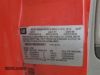 2009 Chevrolet HHR LS z VIN 3GNCA13B29S642911, wystawiony jako Copart lot #62300835 z przebiegiem 85 616 mil mil oraz Szkoda całkowita • Salvage title. Historia ofert i sprzedaży dostępna na DreamBid. Obrazek 12.