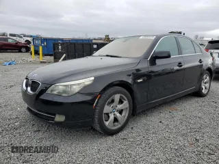 2008 BMW 5 Series 528i with VIN WBANU53588CT03677, listed as a Copart auction lot 49956525 with 183,194 mi miles and Salvage Title. Bid and sale history available at carsss.com. Image 1.
