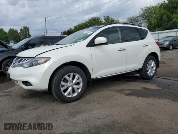 2014 Nissan Murano S with VIN JN8AZ1MWXEW529172, listed as a Copart auction lot 55863495 with 170,320 mi miles and Clean Title. Bid and sale history available at DreamBid. Image 1.