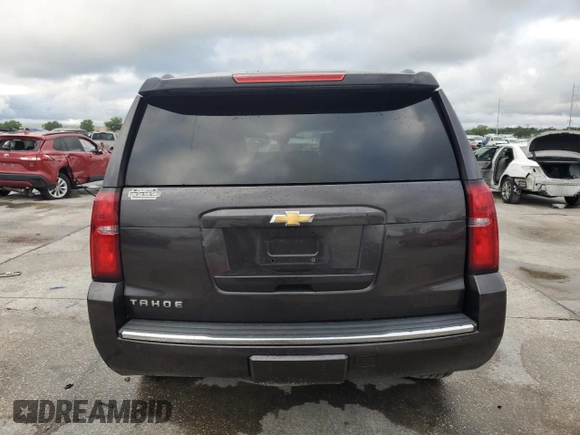 2016 Chevrolet Tahoe LTZ with VIN 1GNSCCKC4GR189046, listed as a Copart auction lot 55443015 with Not provided miles and Salvage title. Bid and sale history available at DreamBid. Image 6.