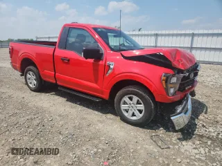 2023 Ford F-150 XL with VIN 1FTMF1C52PKE03201, listed as a Copart auction lot 59740895 with 36,713 mi miles and Salvage title. Bid and sale history available at DreamBid. Image 4.