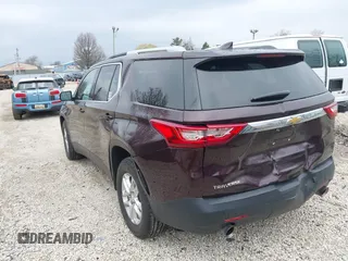 2018 Chevrolet Traverse LT Cloth z VIN 1GNERGKW2JJ282845, wystawiony jako IAAI lot #41990694 z przebiegiem 101 659 mil mil oraz . Historia ofert i sprzedaży dostępna na DreamBid. Obrazek 3.