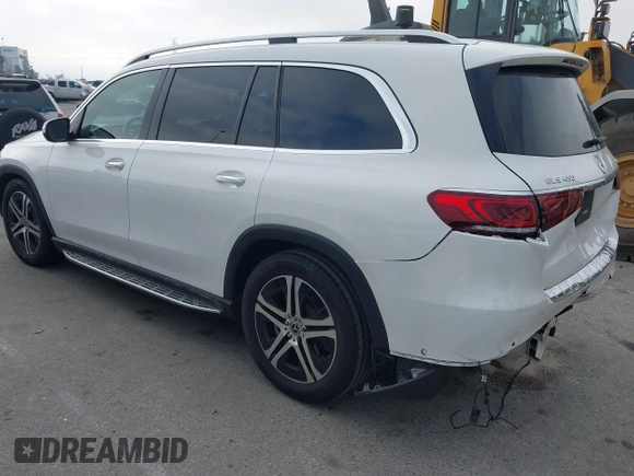 2020 Mercedes-Benz GLS 450 z VIN 4JGFF5KEXLA267607, wystawiony jako IAAI lot #42029629 z przebiegiem 43 549 mil mil oraz . Historia ofert i sprzedaży dostępna na DreamBid. Obrazek 3.