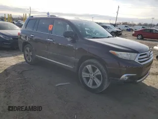 2013 Toyota Highlander Limited with VIN 5TDDK3EH7DS200260, listed as a Copart auction lot 44537275 with 144,599 mi miles and Non repairable. Bid and sale history available at DreamBid. Image 4.