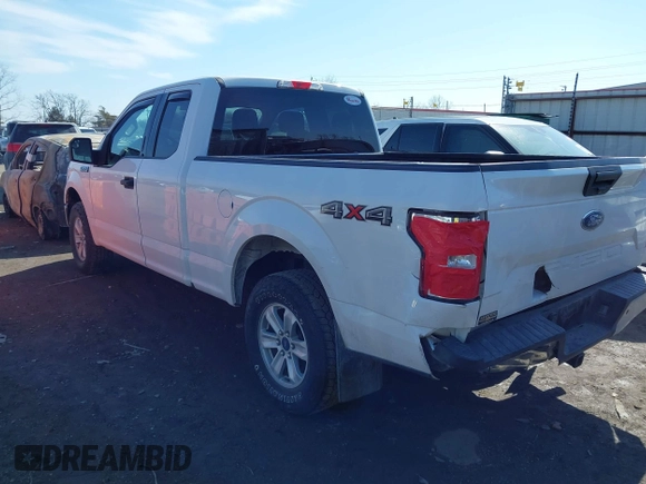2019 Ford F-150 XL with VIN 1FTEX1EP0KKC95721, listed as a IAAI auction lot 41656043 with 95,375 mi miles and . Bid and sale history available at DreamBid. Image 3.
