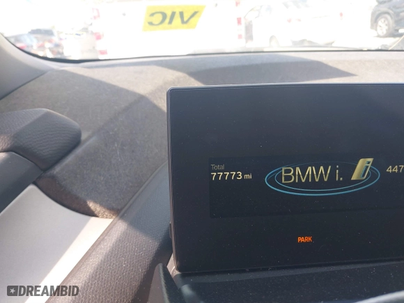 2017 BMW i3 with VIN WBY1Z8C32HV891355, listed as a IAAI auction lot 41723555 with 77,773 mi miles. Bid and sale history available at carsss.com. Image 7.