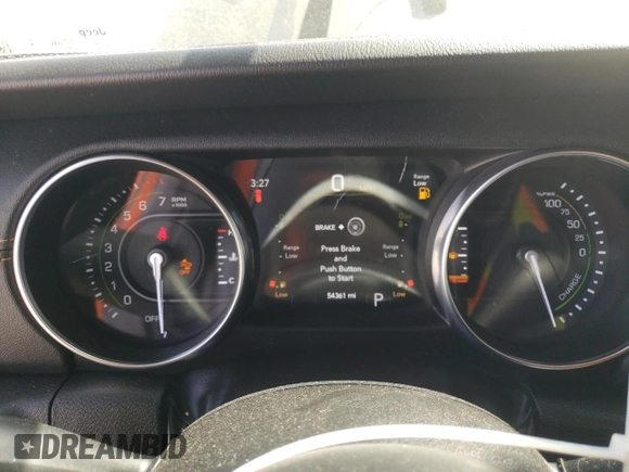 2022 Jeep Wrangler Unlimited Sahara with VIN 1C4JJXP60NW172991, listed as a Copart auction lot 54272305 with 54,361 mi miles and Salvage title. Bid and sale history available at DreamBid. Image 9.