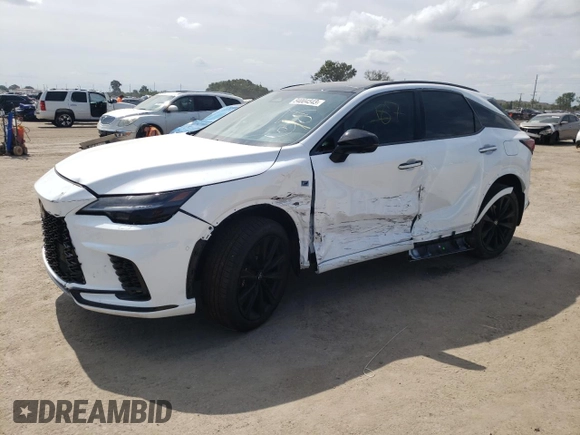 2023 Lexus RX with VIN 2T2BCMEA6PC005000, listed as a Copart auction lot 54004543 with 187 mi miles. Bid and sale history available at carsss.com. Image 1.
