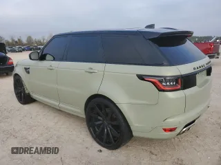 2022 Land Rover Range Rover Sport SVR with VIN SALWZ2RE0NA216483, listed as a Copart auction lot 85143204 with Not Provided miles and Non Repairable. Bid and sale history available at DreamBid. Image 3.