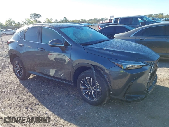 2024 Lexus NX with VIN JTJGDCAZXR5020805, listed as a IAAI auction lot 41828608 with 10,769 mi miles. Bid and sale history available at carsss.com. Image 1.