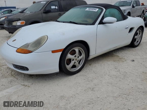 1998 Porsche Boxster с VIN WP0CA2987WU623387, выставлен на аукционе Copart как лот 76859594 с пробегом Не указан миль и Списание • Salvage title. История ставок и продаж доступна на DreamBid. Изображение 1.