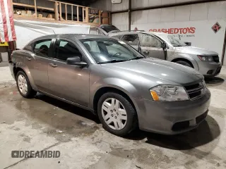 2013 Dodge Avenger with VIN 1C3CDZAB7DN653430, listed as a Copart auction lot 45714645 with 77,282 mi miles and Salvage Title. Bid and sale history available at DreamBid. Image 4.