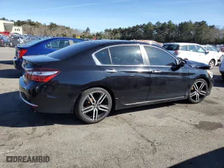 2016 Honda Accord Sedan Sport with VIN 1HGCR2F54GA227120, listed as a Copart auction lot 48806605 with 201,514 mi miles and Salvage Title. Bid and sale history available at carsss.com. Image 3.