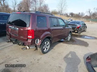 2013 Honda Pilot EX-L with VIN 5FNYF4H50DB074678, listed as a IAAI auction lot 41836964 with 107,865 mi miles. Bid and sale history available at carsss.com. Image 4.