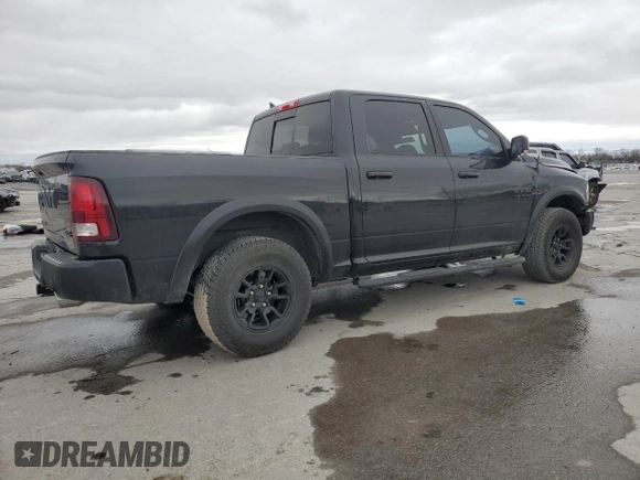 2018 Ram 1500 Rebel with VIN 1C6RR7YT7JS236100, listed as a Copart auction lot 47496095 with 91,176 mi miles and Salvage Title. Bid and sale history available at carsss.com. Image 3.