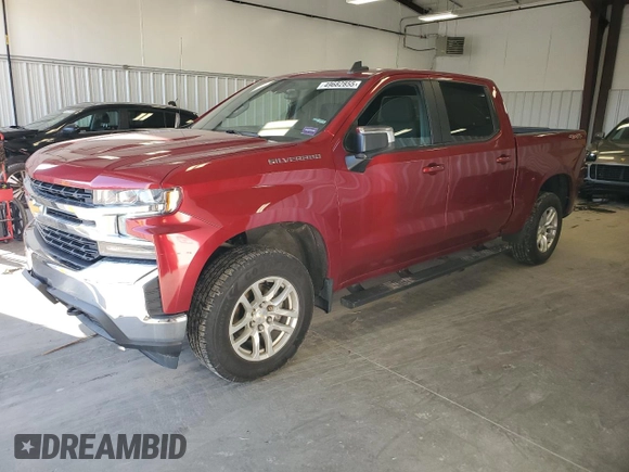 2021 Chevrolet Silverado 1500 LT with VIN 1GCUYDED2MZ364841, listed as a Copart auction lot 49682855 with 110,165 mi miles and Salvage Title. Bid and sale history available at DreamBid. Image 1.