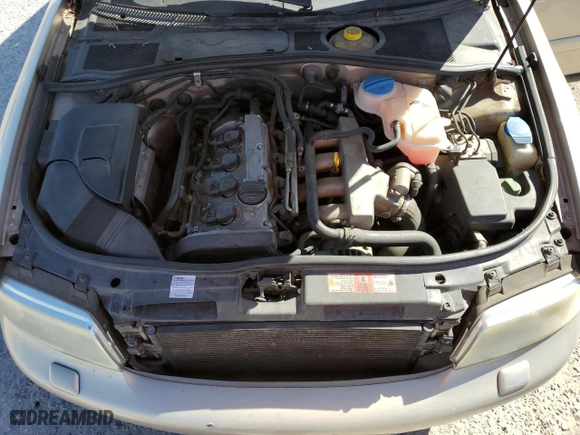 2001 Audi A4 with VIN WAUDC68DX1A105981, listed as a Copart auction lot 65834454 with 120,470 mi miles and Salvage Title. Bid and sale history available at carsss.com. Image 11.
