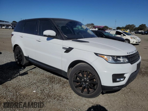 2017 Land Rover Range Rover Sport SE with VIN SALWG2FK6HA684979, listed as a Copart auction lot 88124425 with 108,253 mi miles and Salvage Title. Bid and sale history available at carsss.com. Image 4.