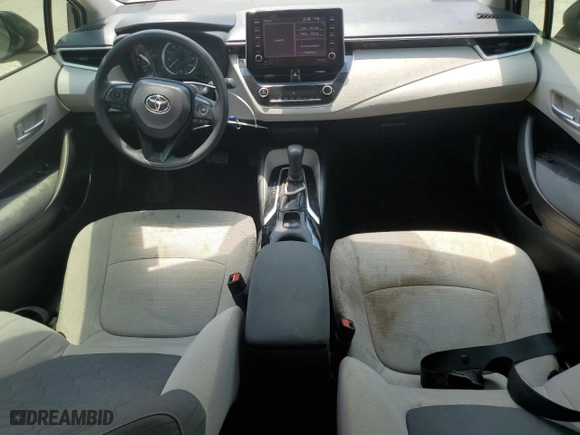 2021 Toyota Corolla LE with VIN JTDEPMAE2MJ185672, listed as a Copart auction lot 54875714 with 45,818 mi miles and Non Repairable. Bid and sale history available at carsss.com. Image 8.