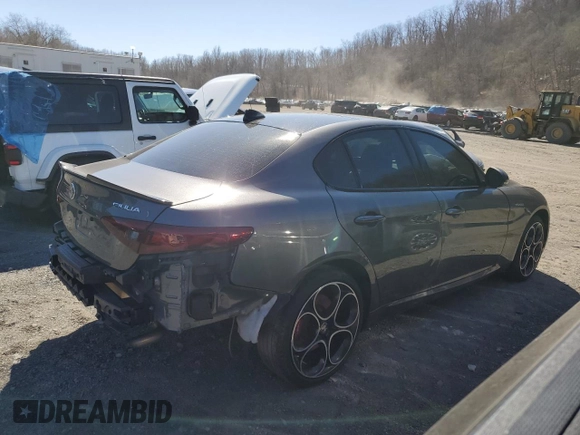 2022 Alfa Romeo Giulia Veloce z VIN ZARFANBN0N7659259, wystawiony jako Copart lot #51036795 z przebiegiem 13 636 mil mil oraz Szkody całkowita. Historia ofert i sprzedaży dostępna na DreamBid. Obrazek 3.