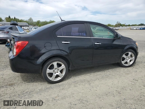 2014 Chevrolet Sonic LTZ with VIN 1G1JE5SB8E4189510, listed as a Copart auction lot 52804655 with 78,173 mi miles and Clean Title. Bid and sale history available at carsss.com. Image 3.