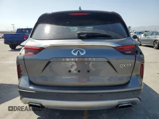2019 Infiniti QX50 Essential with VIN 3PCAJ5M18KF127262, listed as a Copart auction lot 60551915 with 50,048 mi miles and Salvage title. Bid and sale history available at DreamBid. Image 6.
