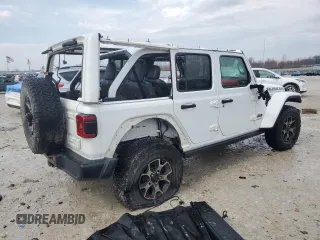 2019 Jeep Wrangler Unlimited Rubicon with VIN 1C4HJXFG3KW640345, listed as a Copart auction lot 50764465 with 131,618 mi miles and Clean title. Bid and sale history available at DreamBid. Image 3.