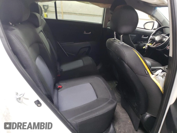 2016 Kia Sportage LX with VIN KNDPBCAC7G7848784, listed as a Copart auction lot 87183724 with 115,396 mi miles and Salvage Title. Bid and sale history available at carsss.com. Image 10.