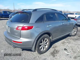 2007 Infiniti FX with VIN JNRAS08U87X103464, listed as a IAAI auction lot 41644171 with Not Provided miles. Bid and sale history available at carsss.com. Image 4.