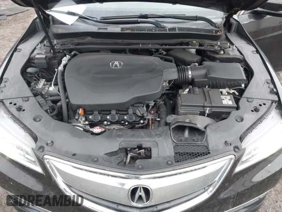 2015 Acura TLX V6 Advance with VIN 19UUB3F76FA002163, listed as a IAAI auction lot 41460668 with 110,095 mi miles. Bid and sale history available at carsss.com. Image 10.