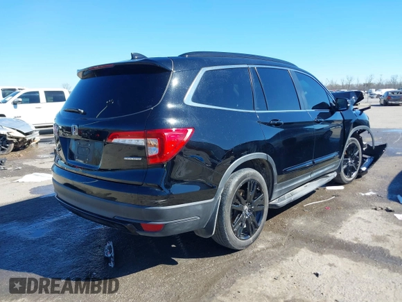 2022 Honda Pilot Special Edition with VIN 5FNYF5H22NB027603, listed as a IAAI auction lot 41651697 with 64,566 mi miles and . Bid and sale history available at carsss.com. Image 4.