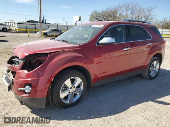 2013 Chevrolet Equinox LTZ with VIN 2GNFLFE30D6315571, listed as a Copart auction lot 49916345 with 157,063 mi miles and Salvage Title. Bid and sale history available at carsss.com. Image 1.