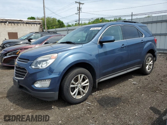 2017 Chevrolet Equinox LT with VIN 2GNFLFEK5H6242338, listed as a Copart auction lot 56461435 with 132,206 mi miles and Salvage Title. Bid and sale history available at DreamBid. Image 1.