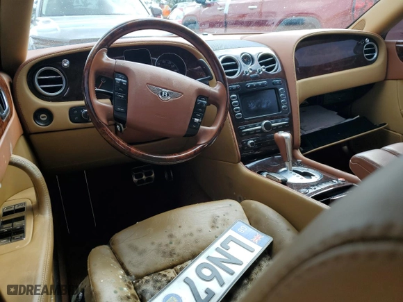 2006 Bentley Continental Flying Spur with VIN SCBBR53W66C036250, listed as a Copart auction lot 73994604 with NaN miles and Salvage Title. Bid and sale history available at carsss.com. Image 8.