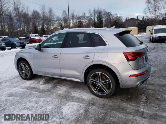 2021 Audi Q5 Premium with VIN WA1G2AFY1M2052740, listed as a Copart auction lot 80265554 with 20,943 mi miles and Clean title. Bid and sale history available at DreamBid. Image 2.