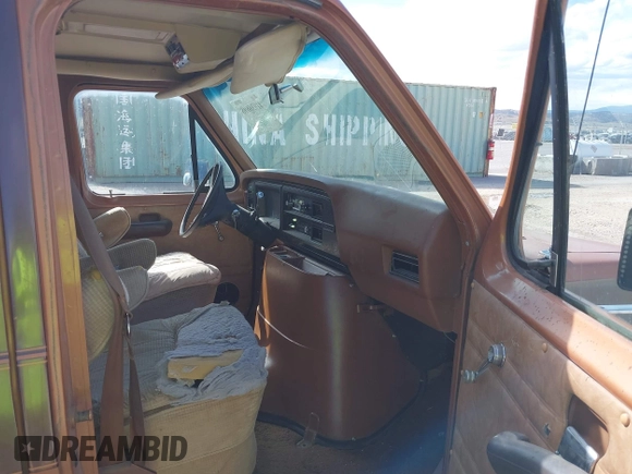 1982 Ford Econoline Cargo with VIN 1FDDE14G1CHB17412, listed as a IAAI auction lot 41938698 with 82,852 mi miles and . Bid and sale history available at DreamBid. Image 5.