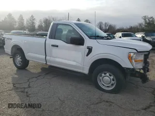 2022 Ford F-150 XL with VIN 1FTMF1EB3NKD69950, listed as a Copart auction lot 87855855 with 37,001 mi miles and Salvage title. Bid and sale history available at DreamBid. Image 4.
