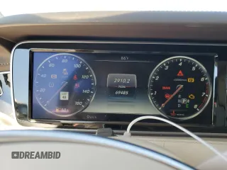 2016 Mercedes-Benz S-Class S 550 with VIN WDDXJ8FB5GA012447, listed as a Copart auction lot 76386154 with 69,485 mi miles and Salvage Title. Bid and sale history available at carsss.com. Image 9.