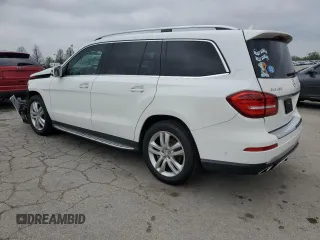 2017 Mercedes-Benz GLS 450 with VIN 4JGDF6EE2HA793911, listed as a Copart auction lot 52298125 with 99,274 mi miles and Salvage Title. Bid and sale history available at DreamBid. Image 2.