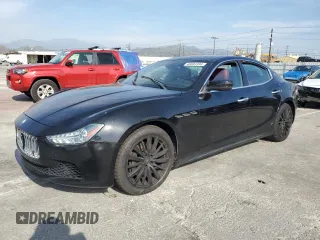 2017 Maserati Ghibli with VIN ZAM57XSA1H1233953, listed as a Copart auction lot 45691394 with 32,973 mi miles and Salvage Title. Bid and sale history available at carsss.com. Image 1.