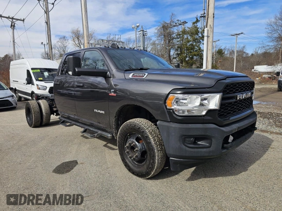 2022 Ram 3500 Tradesman with VIN 3C7WRSCL2NG315535, listed as a Copart auction lot 48806325 with 168,371 mi miles and Clean Title. Bid and sale history available at carsss.com. Image 1.