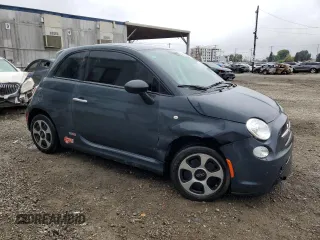 2017 FIAT 500e with VIN 3C3CFFGE6HT565517, listed as a Copart auction lot 51302555 with 69,203 mi miles and Clean Title. Bid and sale history available at carsss.com. Image 4.