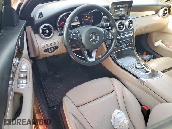 2018 Mercedes-Benz C 300 with VIN 55SWF4KB6JU272651, listed as a Copart auction lot 52939055 with 182,929 mi miles and Clean title. Bid and sale history available at DreamBid. Image 8.