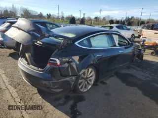 2018 Tesla Model 3 Long Range Battery with VIN 5YJ3E1EB4JF184814, listed as a Copart auction lot 88073115 with Not Provided miles and Salvage Title. Bid and sale history available at DreamBid. Image 3.