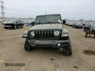 2021 Jeep Wrangler Unlimited Sahara Altitude с VIN 1C4HJXEN3MW668178, выставлен на аукционе Copart как лот 53570985 с пробегом Не указан миль и Списание • Salvage title. История ставок и продаж доступна на DreamBid. Изображение 10.