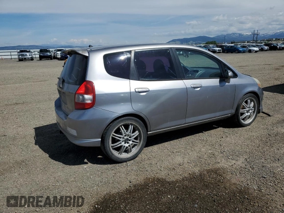 2007 Honda Fit Sport z VIN JHMGD37687S062788, wystawiony jako Copart lot #58374245 z przebiegiem Nie podano mil oraz Czysty tytuł • Clean title. Historia ofert i sprzedaży dostępna na DreamBid. Obrazek 3.