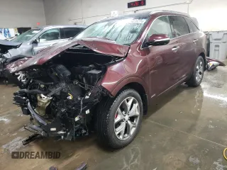 2018 Kia Sorento SX Limited z VIN 5XYPKDA53JG358795, wystawiony jako Copart lot #84235274 z przebiegiem 57 145 mil mil oraz Szkoda całkowita • Salvage title. Historia ofert i sprzedaży dostępna na DreamBid. Obrazek 1.