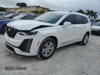 2023 Cadillac XT6 FWD Luxury with VIN 1GYKPAR41PZ178337, listed as a Copart auction lot 47305225 with 79,023 mi miles and Salvage Title. Bid and sale history available at DreamBid. Image 1.